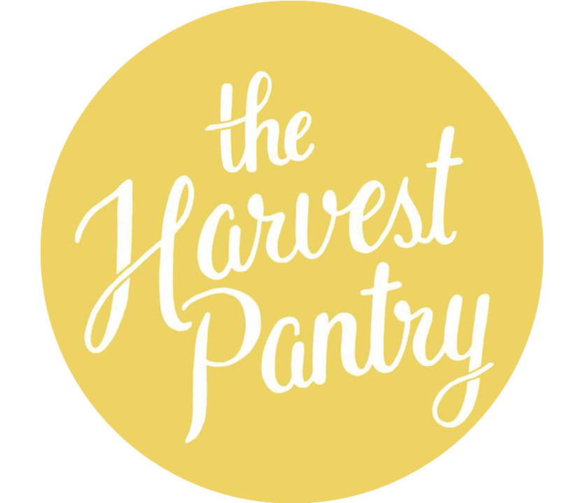 the harvest pantry logo in yellow