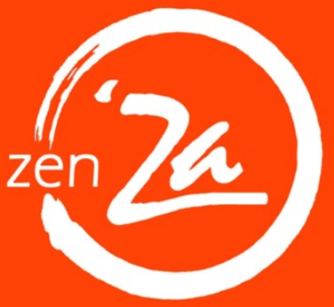 zenza logo with red background in circle