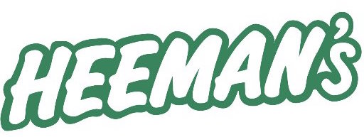 Heemans garden centre logo with green highlight around word